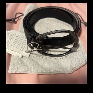 Brunello Cucinelli Braided Leather Belt